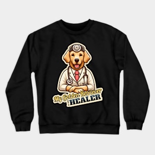 Golden Retriever Doctor Crewneck Sweatshirt